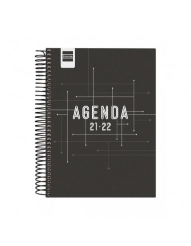Agenda Cool 2021-2022 semana vista 8º Negro