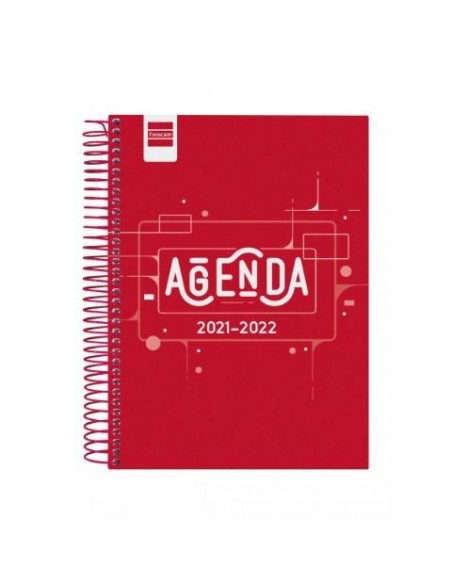 Agenda Cool 2021-2022 día página 4º Rojo