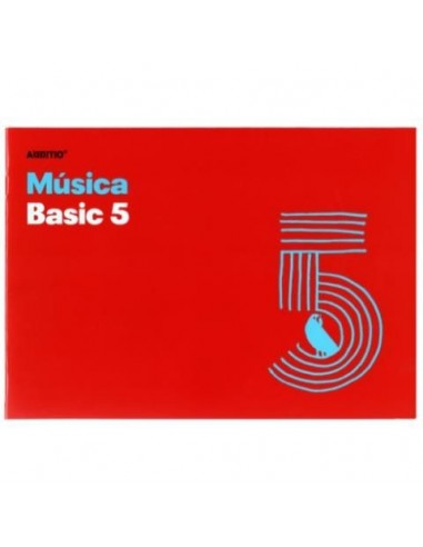 Cuaderno de música Basic 5 pentagramas 10 hojas