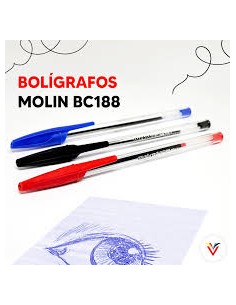 BOLIGRAFO PUNTA MEDIA ROJO...